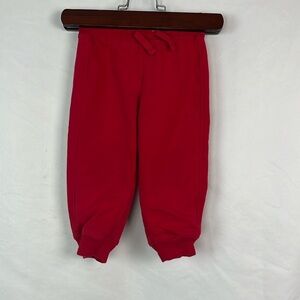 Primary red sweatpants 18-24 months